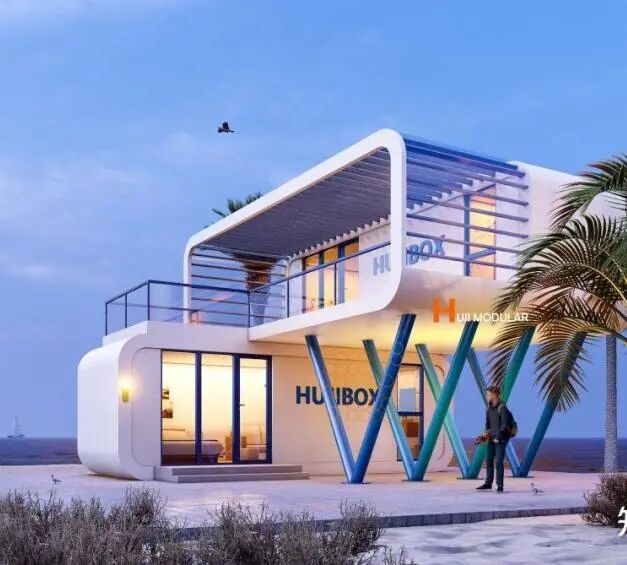 prepainted metal panels used in modular house construction