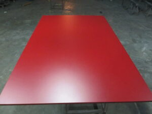 red prepainted aluminum sheet with smooth coating surface in factory