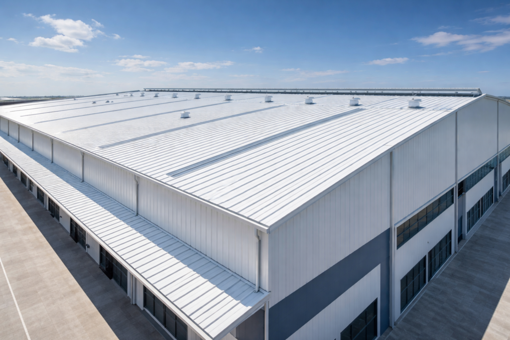 Color coated aluminum roofing panels used in modern building roofing systems