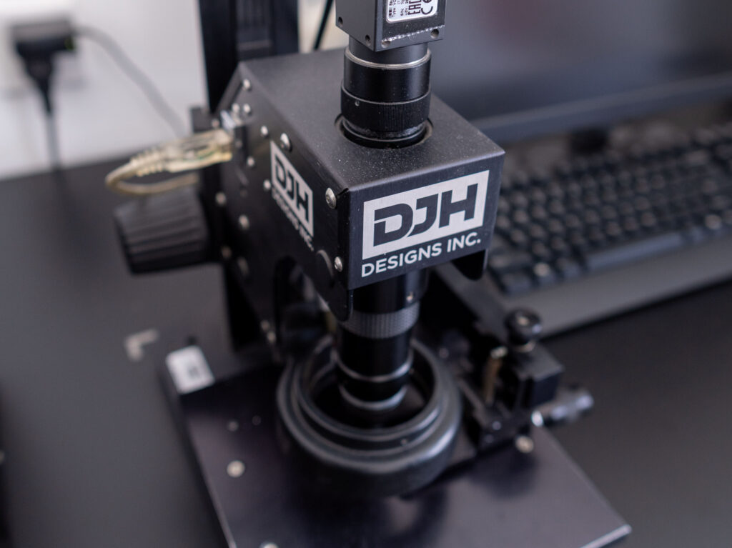 Microscopic inspection of coating surface structure