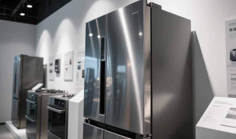 Prepainted metal panels used in refrigerator appliances