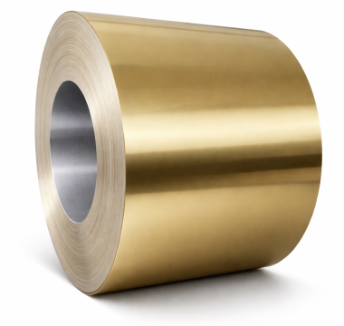 gold prepainted aluminum coil with smooth color coating surface