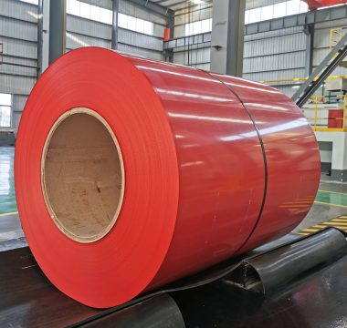 Powder coated metal coil with thick durable coating for outdoor metal products